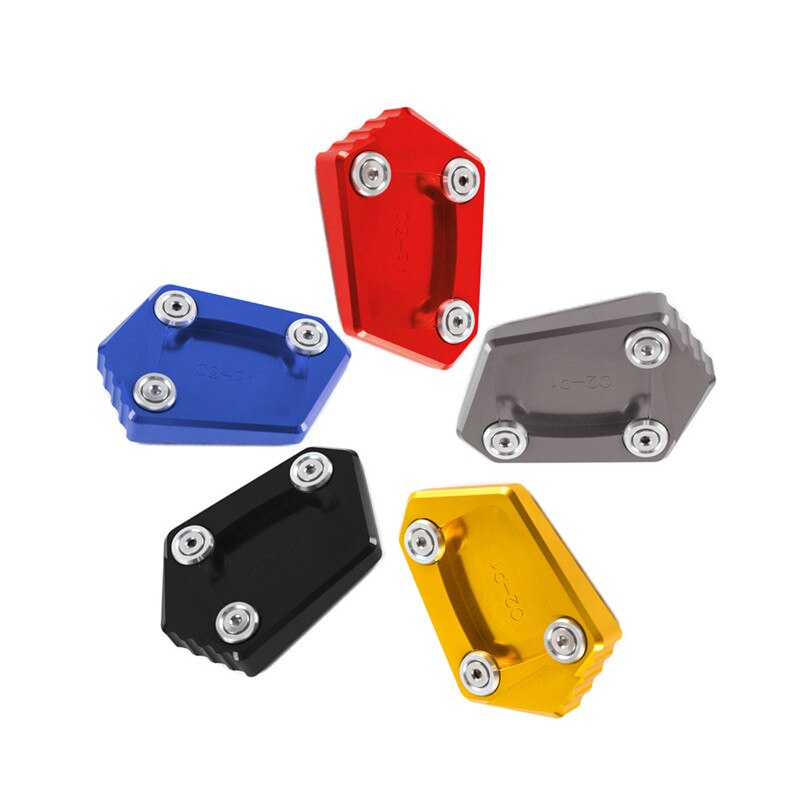 CNC Motorfiets Side Stand Extension Pad Uitbreiding Kickstand Plaat Voor Honda NC700S/X CBR600RR CBR650F CBR600F CBR500R CBR250R