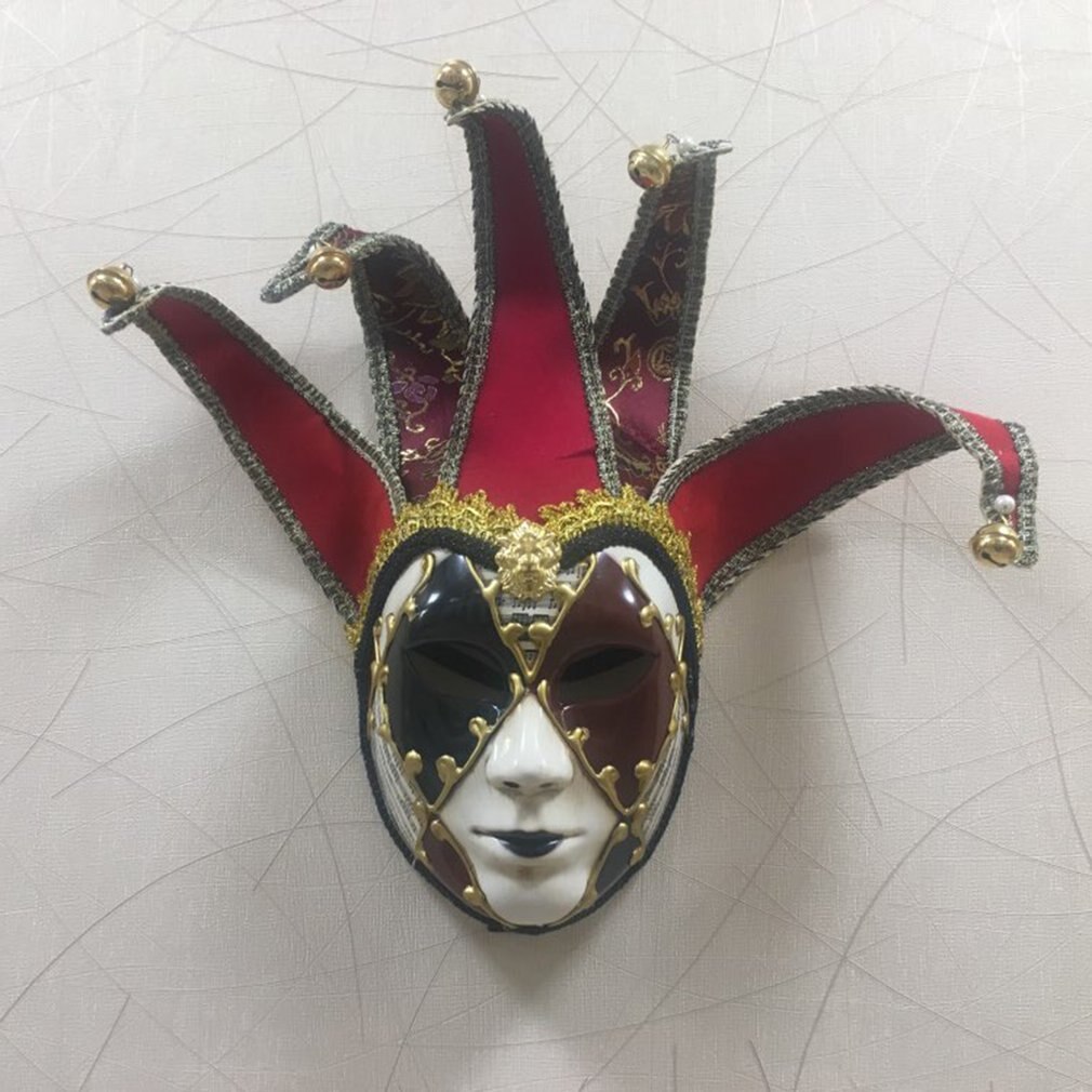 Painted Halloween Ball Mask Upscale Venice Lady Mask Party Show Mask For Women Catwalk Fancy Dress Dance Mask