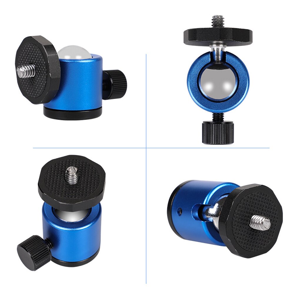 Monopod 360 Graden Swivel Draaibaar 1/4 ''Schroef Balhoofd Mount Ballhead Stand Beugel Voor Monitor Dslr Lamp Ondersteuning Tripode