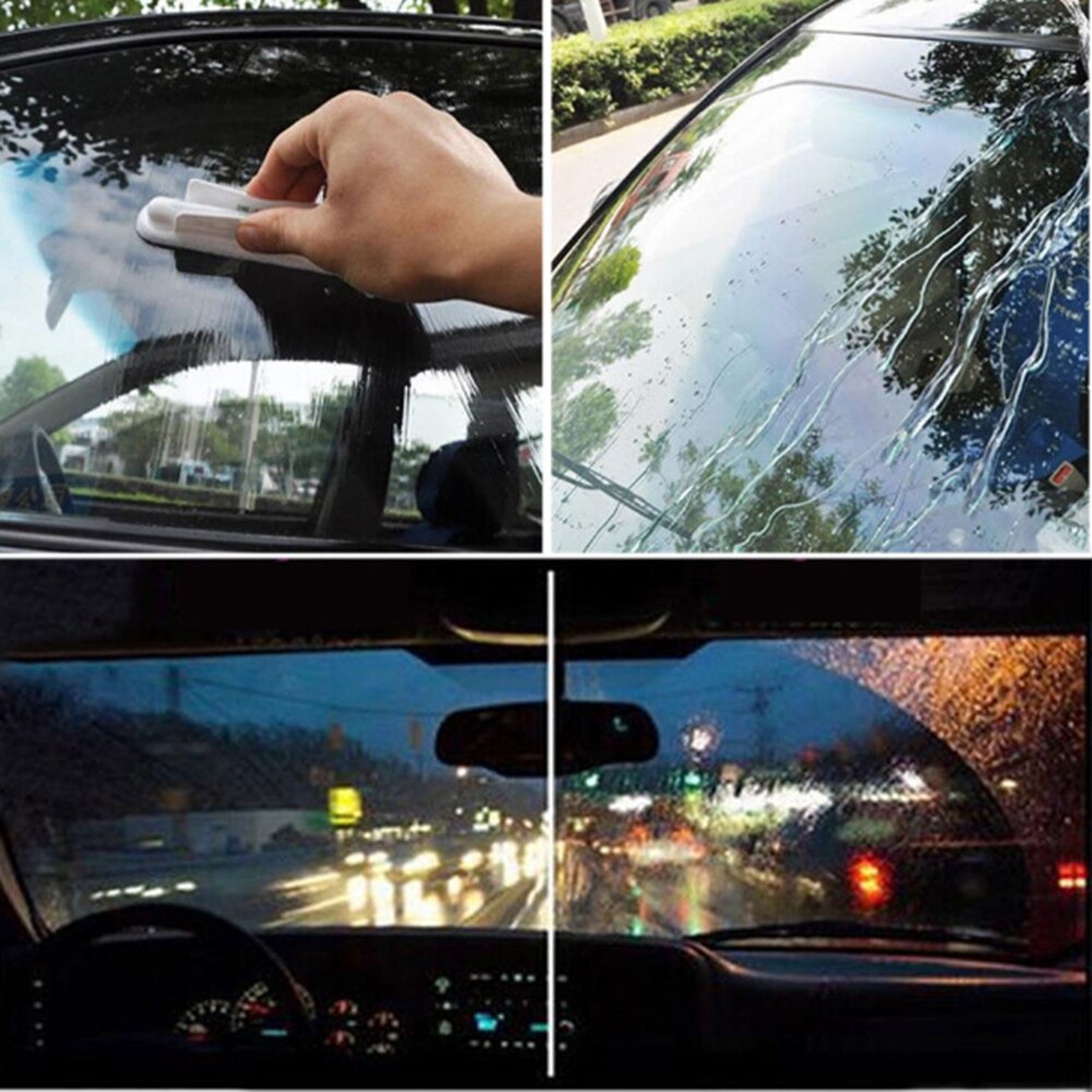 Bil vinduesviskere bil usynlige vinduesviskere til bil indendørs vinduesbriller børste anti regnabsorberende forrude vask