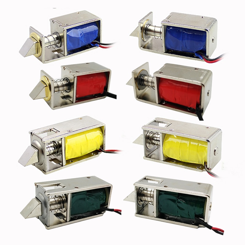 DC12V 24V small electric Bolt lock storage cabinets electronic lock mini electric bolt lock drawer file cabinet lock