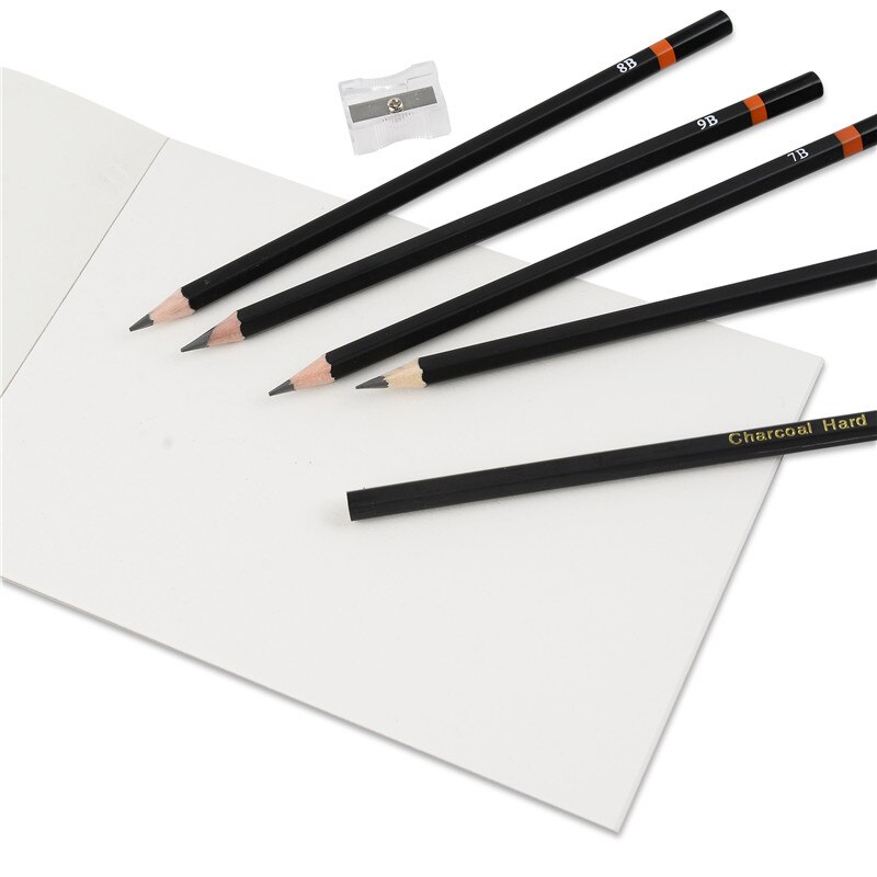 Conda 34Pcs Pencil Set Charcoal Earser Drawing Pencil Sketch Set for Drawing Painting with Carry Bag Sketching Kit