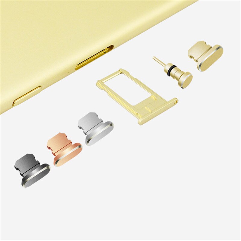 10pcs Anti Dust Plug Set For Iphone 11 XR XS Ipad Apple 8 Pin Charging Port Plug 3.5mm Earphone Plug Charge Port Headphone Jack