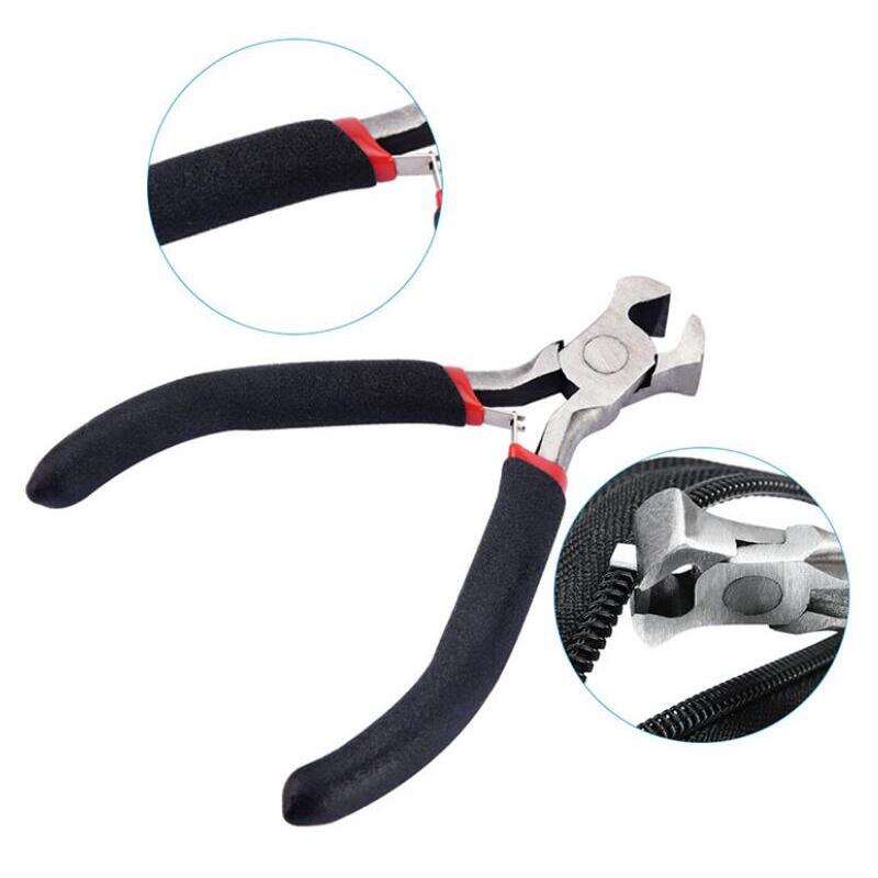 84/194 pcs/set Zipper Repair Kit Universal Instant Fix Replacement Zipper Repair Kit for Sewing Clothes Bags Sleeping Bag: End cutting pliers