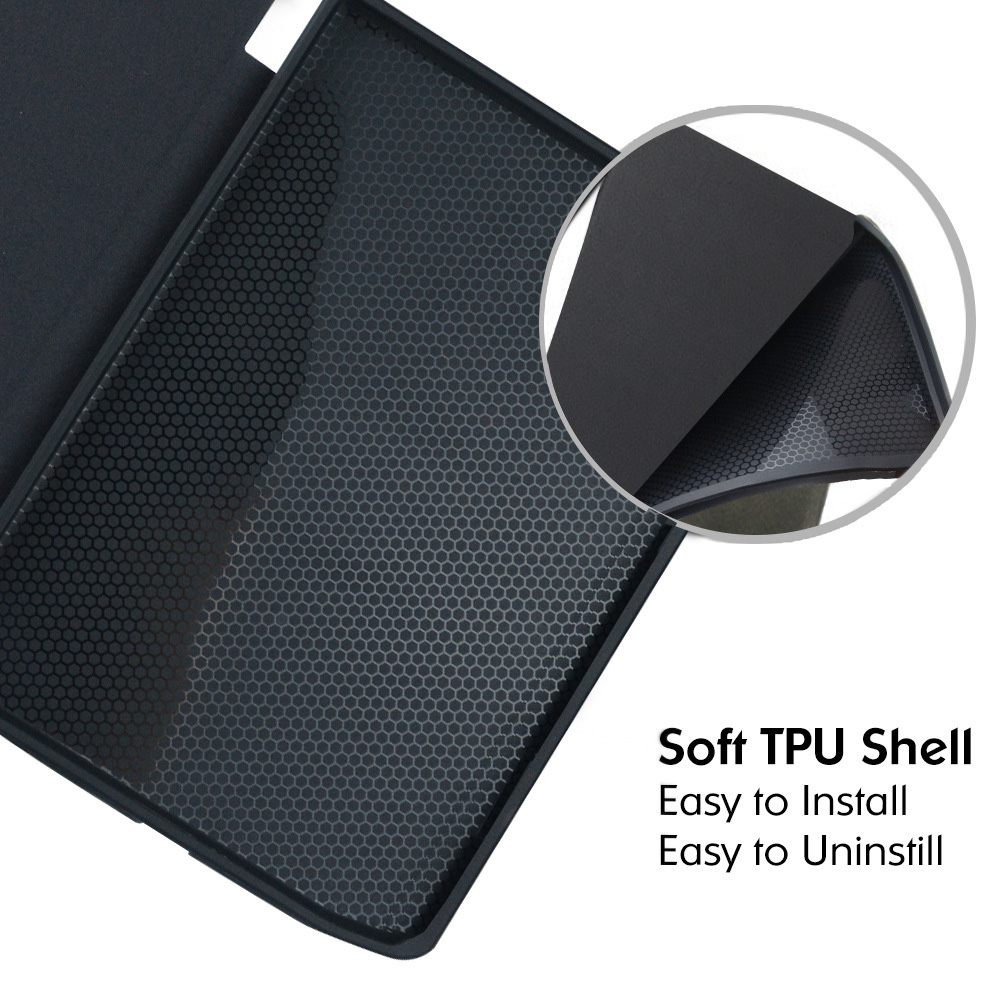 Slim Case for All 6" Vivlio Light / Vivlio Light HD e-Reader Released) - PU Leather Folio Cover with Auto Sleep/Wake