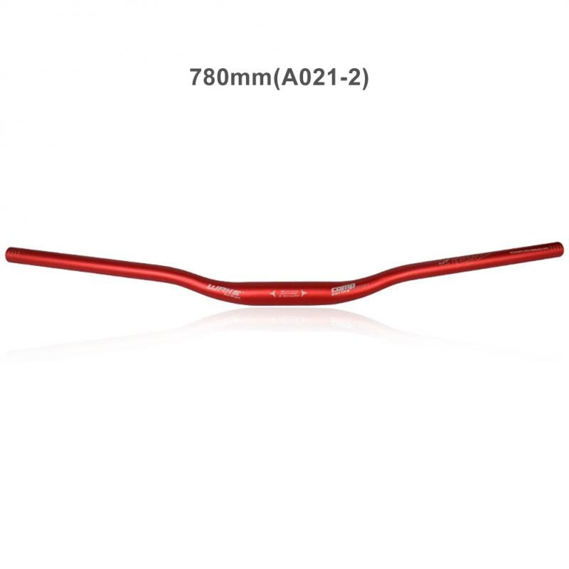 MTB Handlebar Aluminum Alloy Bicycle Swallow Handle 31.8*780mm/720mm Matt Black Bike Handlebars Matte Mountain Bike Accessories: 780mm Red