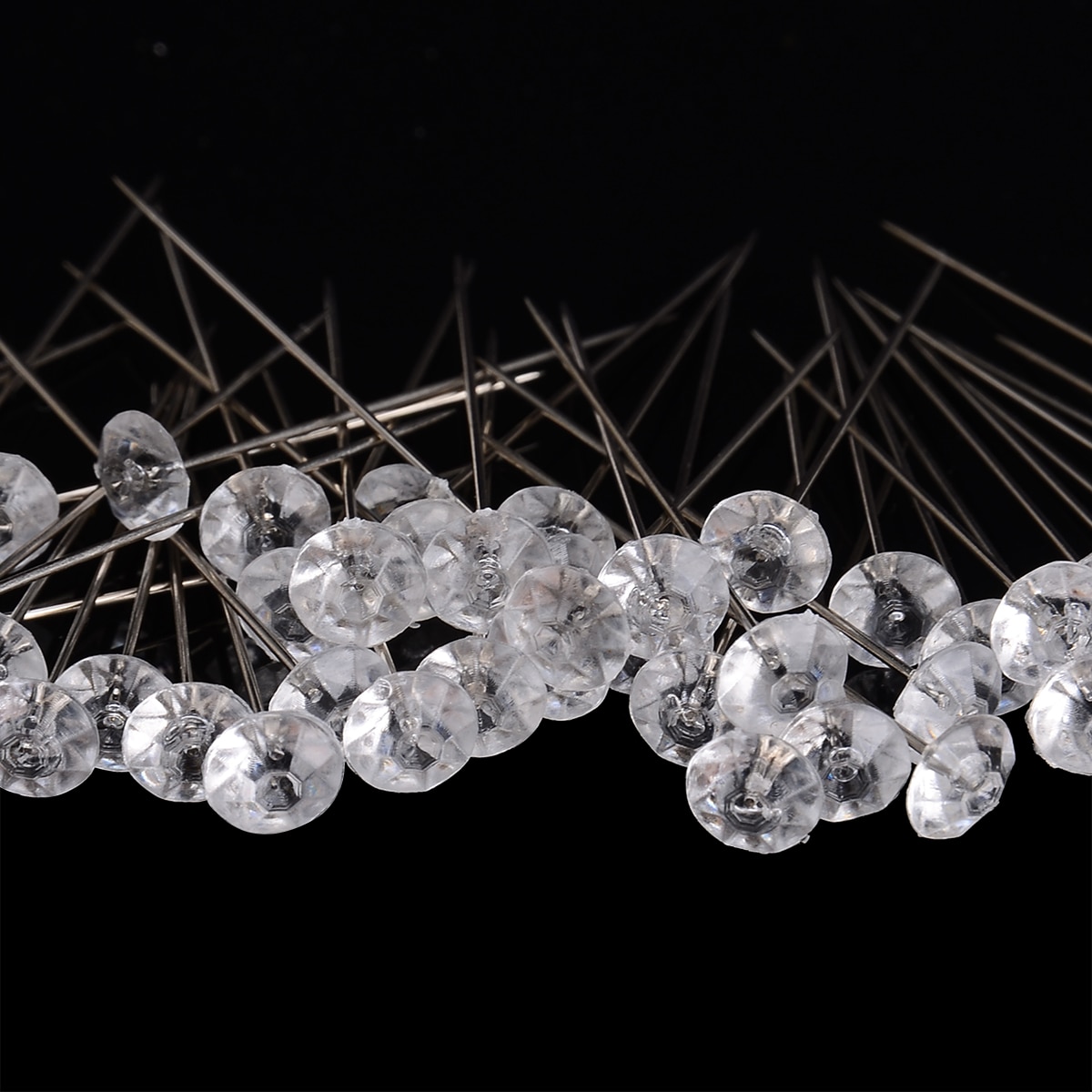 200pcs/Set 40mm Beautiful Bouquet Diamond Pins Diamante Bling Decoration for Bouquet Wedding Flowers