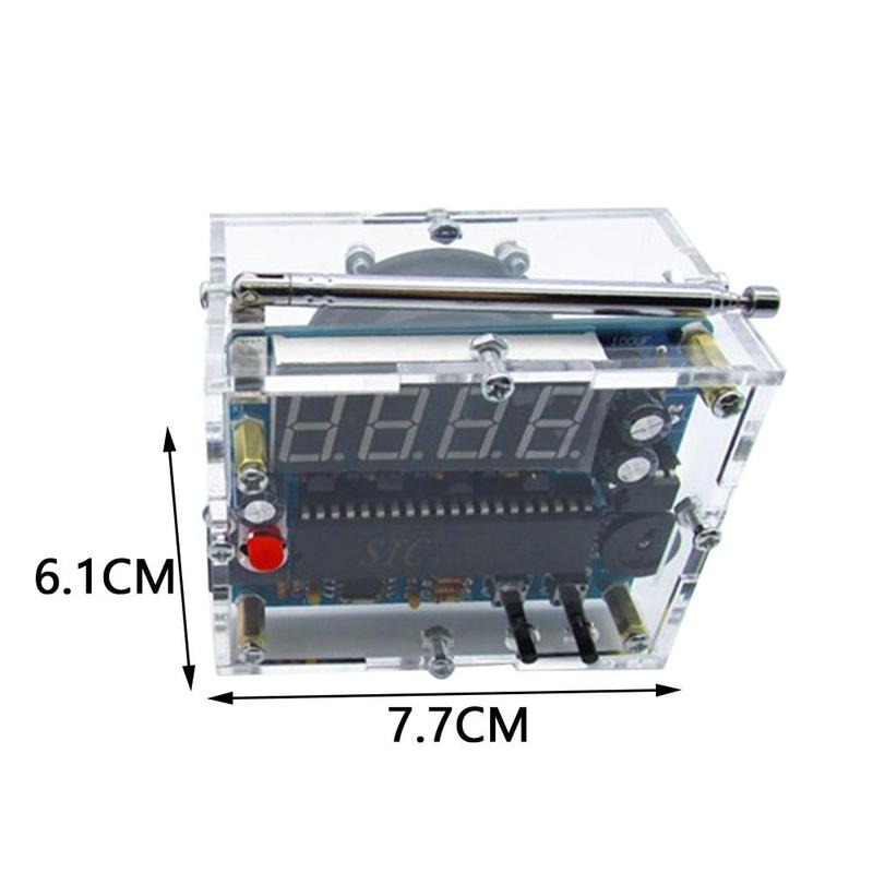 Diy Fm Radio Kit Elektronische Leren Monteren School Uitgezonden Set Radio Onderdelen Studie Voor Beginner Onderwijs Z1D0