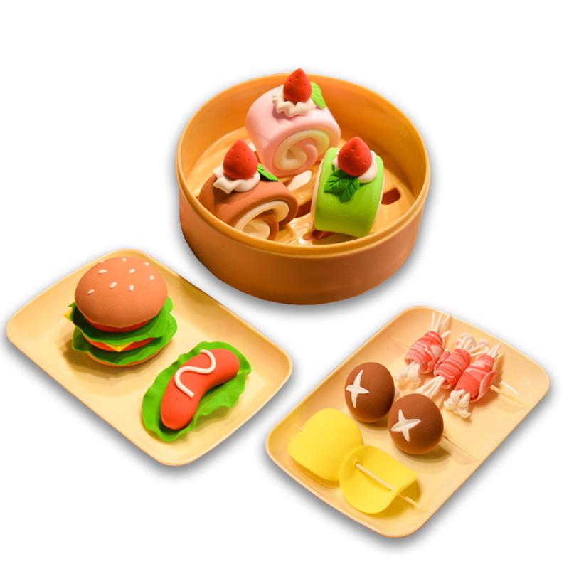 Jouet Creole en argile légère pour enfants, fait à la main, simulation de vaisselle, jeu alimentaire, matériel de bricolage