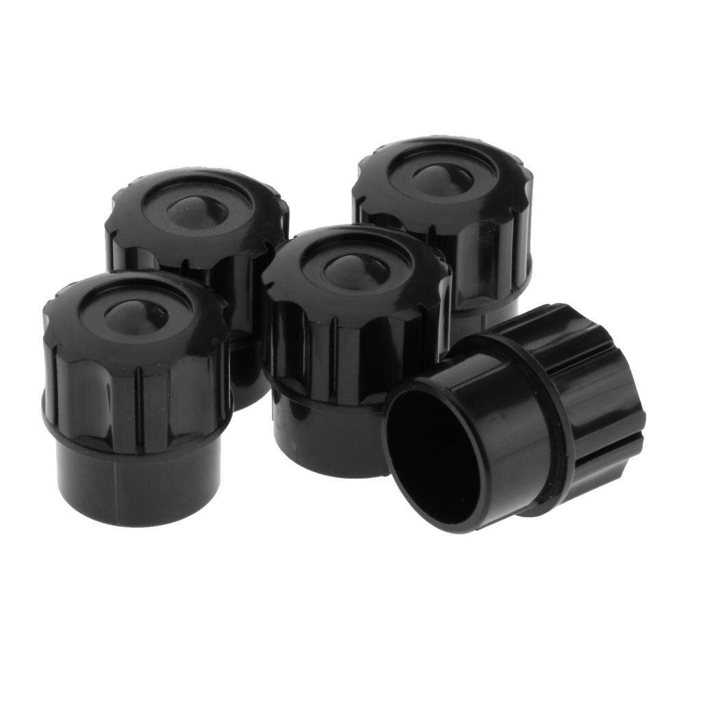 5 Pieces Plastic Soprano Saxophone End Plug Cap Sax Replacement Parts