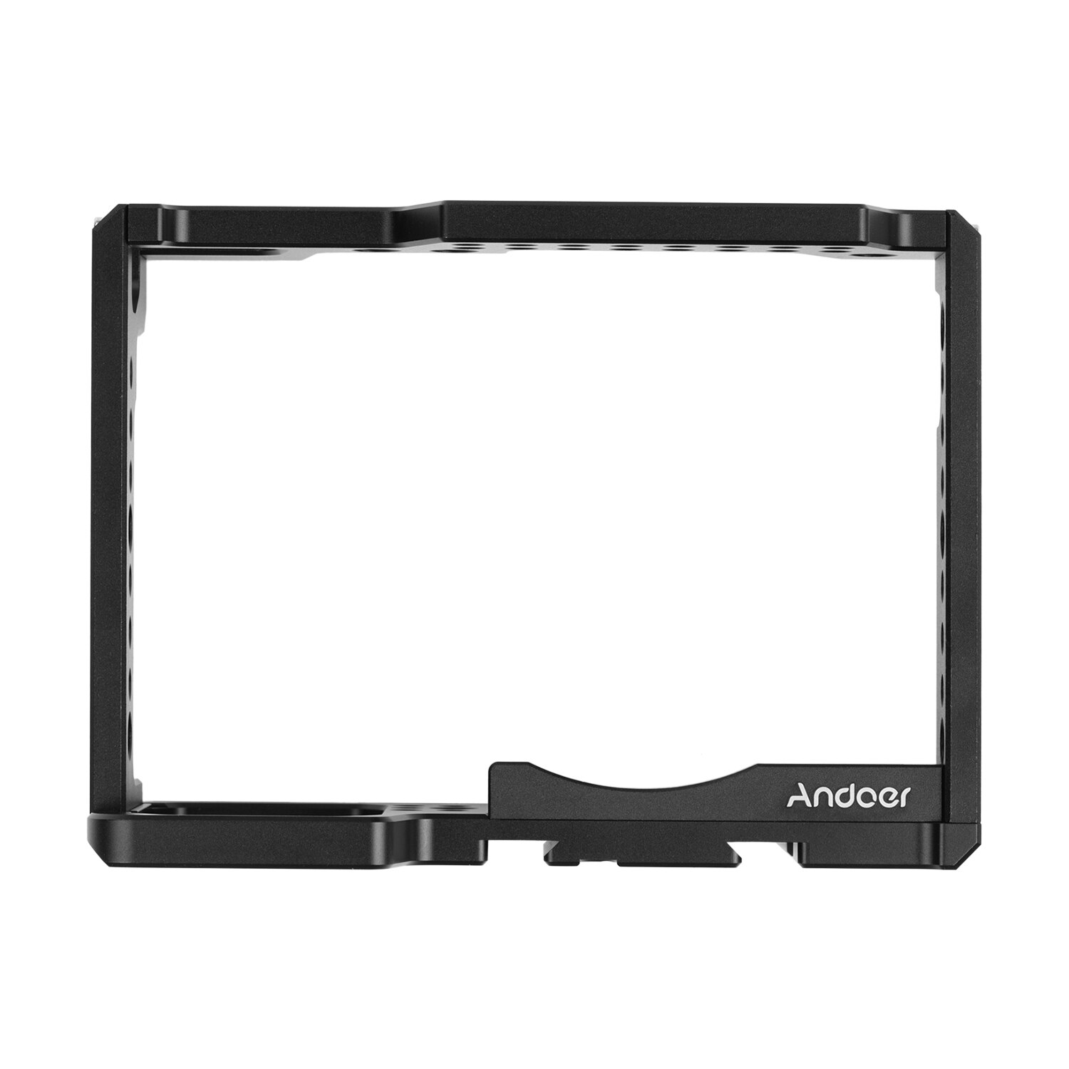 Andoer Video Accessories Full Frame Camera Cage Aluminum Alloy Camera Case Bracket with Cold Shoe Mount for S1H Cameras