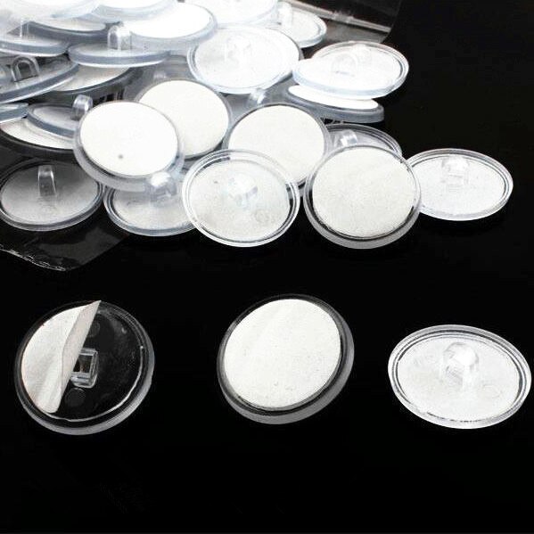 2CM 3CM Ceiling Strong Traceless Small Disc Hook Transparent Suction Hook Home Storage Decorative Poster Hanging Self Adhesive