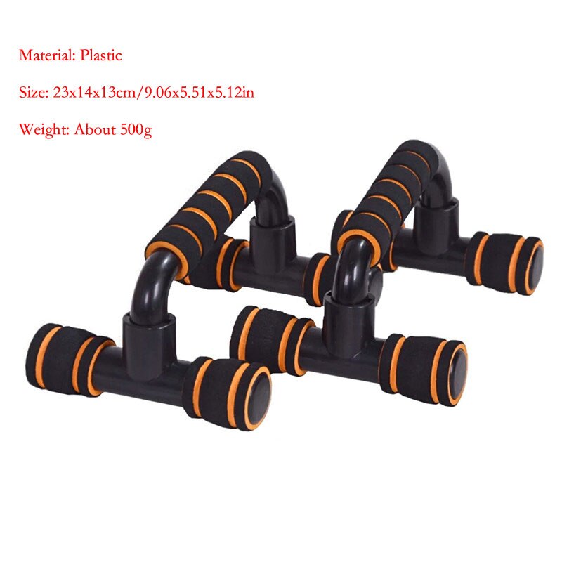 Fitness Exercise Tool 1 Set Push Up Rack Board 9 in 1 Body Building Board System Comprehensive Training Gym Body Training: type C orange
