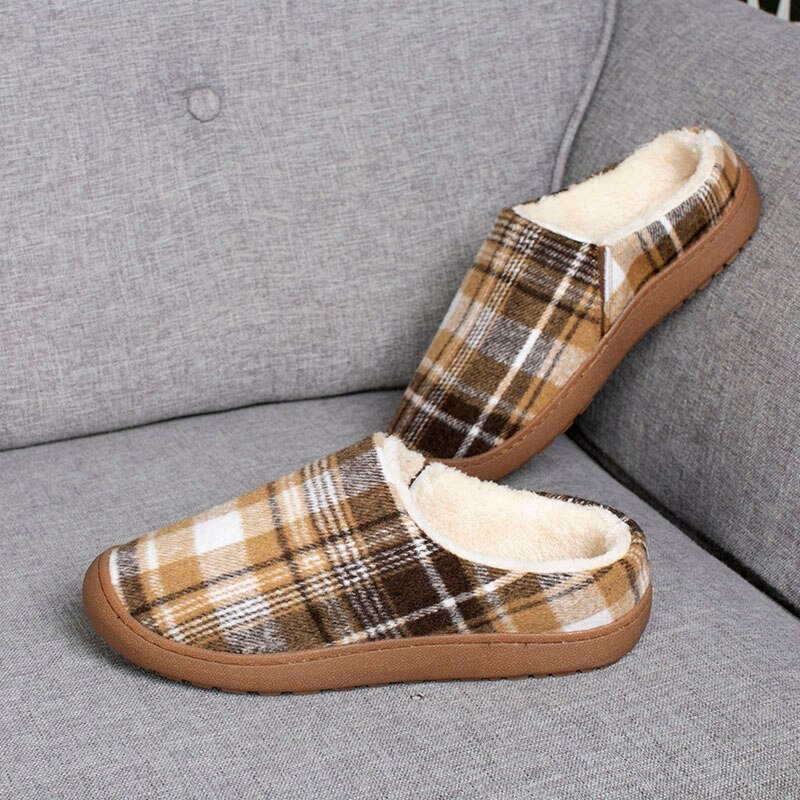 Katoen Slippers Mannen Winter Outdoor Schoenen Mannen Mode Plus Koude-Proof Toevallige Schoenen Mannen Kepp Warm Man Schoeisel big Size 39-50