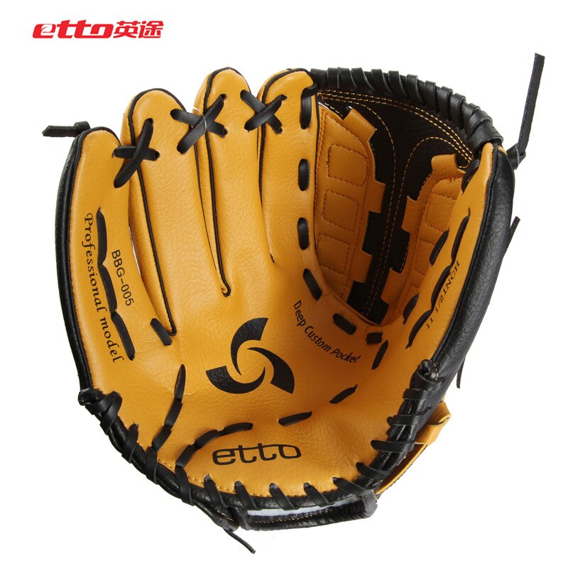 Luxe Lederen Honkbal Handschoen Kids Training Apparatuur Pro Baseball Handschoen Kids Apparatuur Guante Beisbol Sportkleding BY50BQ