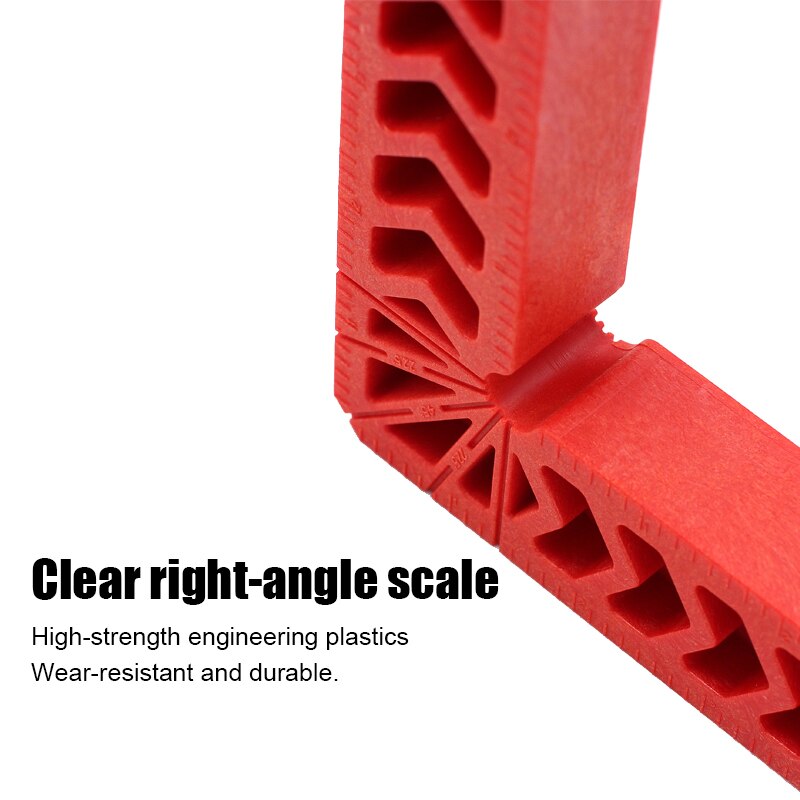 3" 4" 6" 8" 4PCS 90 Degree Right Angle Clamp L-square Holder Ruler Clamping Squares Woodworking Tools
