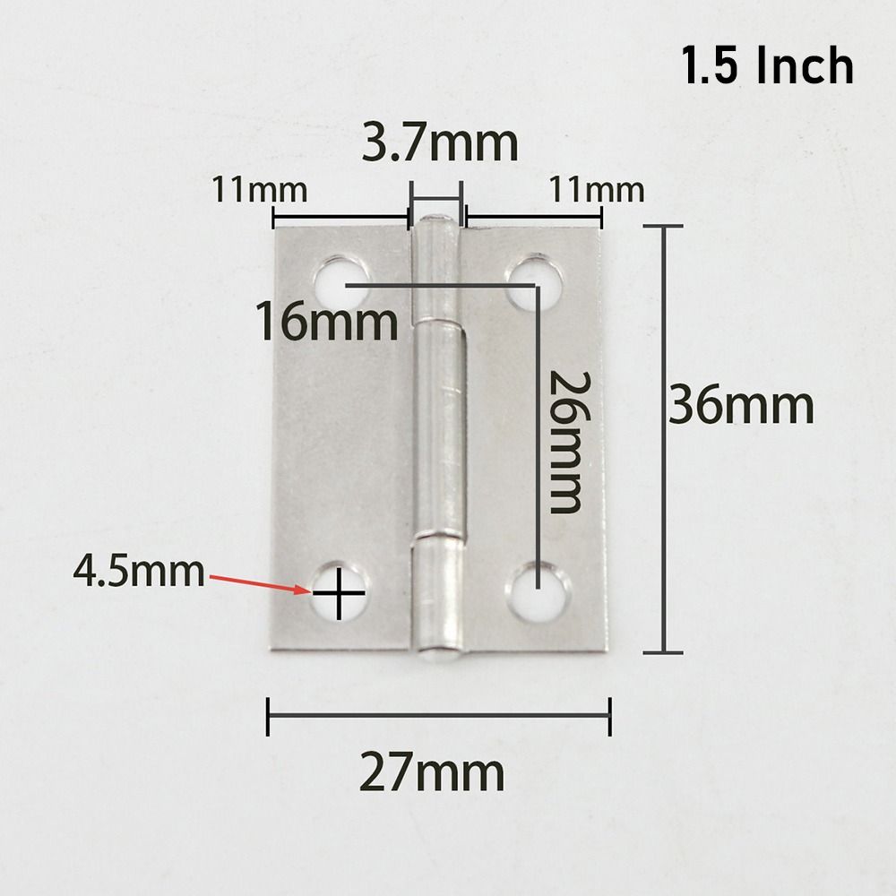 1/1.5/2/2.5/3 pollici cerniera a croce mini in acciaio inox nucleo in alluminio cerniere pieghevoli porta finestra armadio armadio mobili hardware: nero