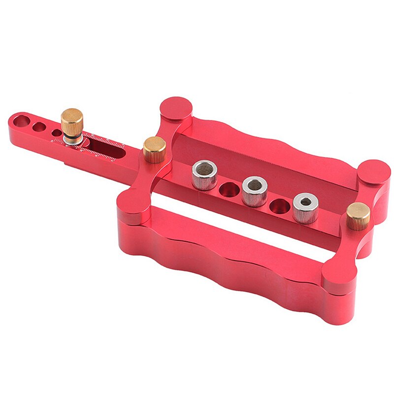 Houtbewerking Zelfcentrerend Doweling Jig 6/8/10mm Hout Deuvel Positionering Boor Gids Kit Voor Puncher locator Timmerwerk Gereedschap