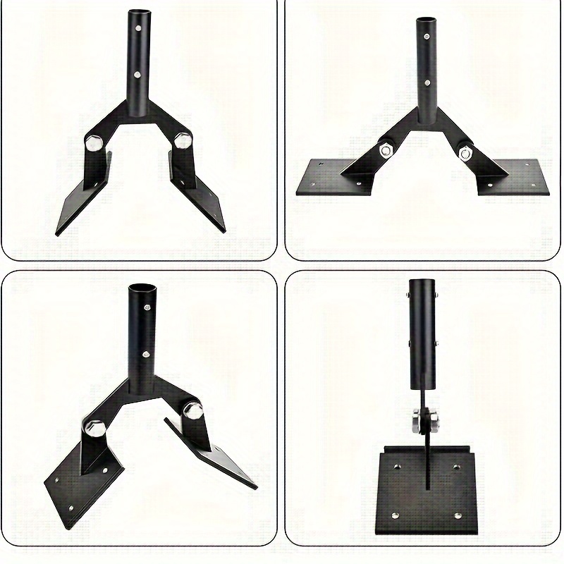 Weathervane Roof Mount,Weather Vanes for Yard Weather Station Mounting Pole Adjustable Thickened Wind Vane Bracket with Hardware