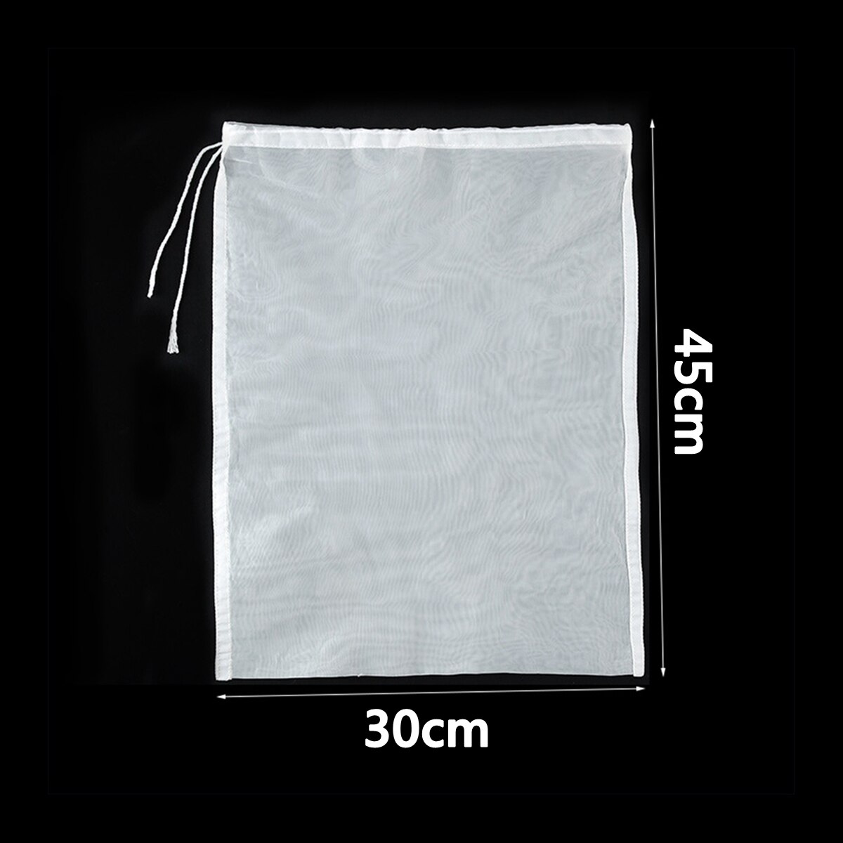 100/300/500 Mesh Fijne Zeef Herbruikbare Notenmelk Zakken Keukenvoedsel Nylon Filter Voor Sappen Koud Brouwen Thee Koffie Sap Zeven: XXL / Zilver