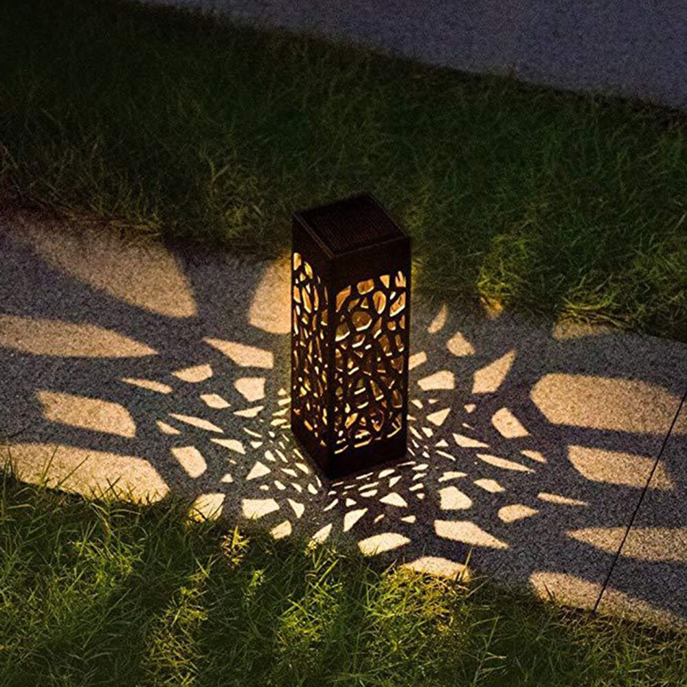 4/8Stck LED Solar- Licht Rasen Lampe Platten Edelstahl Sensor Sonnenlicht Wasserdichte Begraben Licht Garten Weg Lampe dekoration: warm Weiß