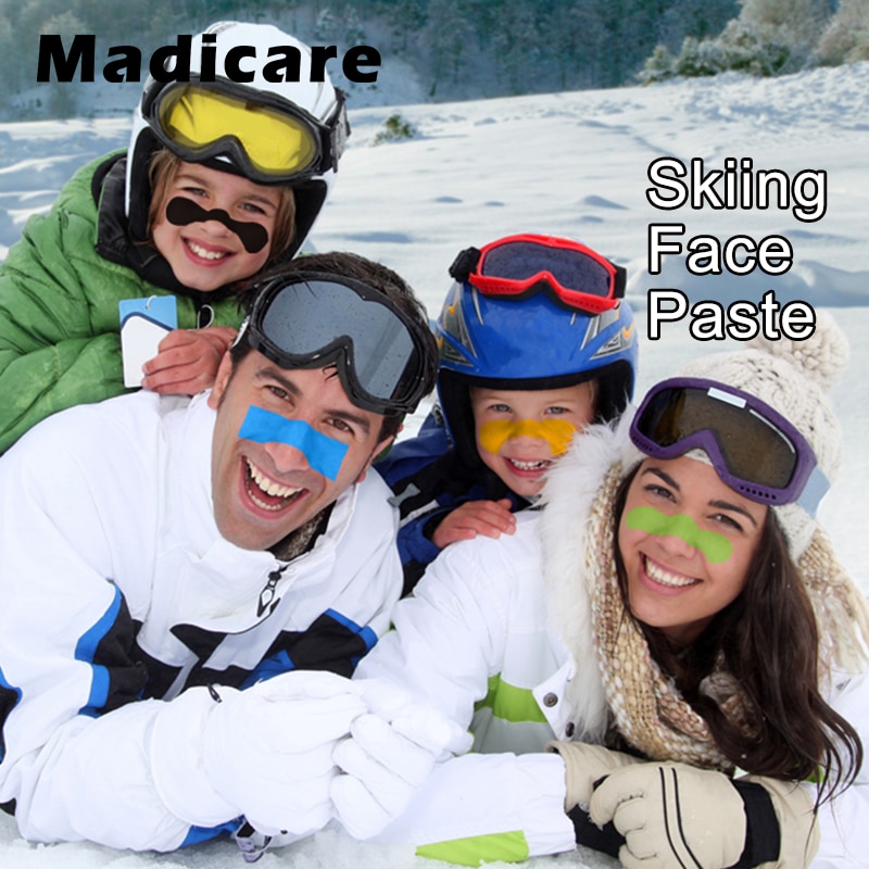 Skiën Gezicht Plakken Katoen Kinesiologie Tape Sport 5 cm X 5 m Spier Tape Waterdichte Protector Kniebeschermers Sport Tape skiën Gezicht Plakken