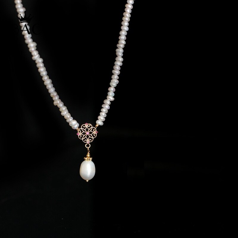 Origineel Natuurlijke Zoetwater Barok Parel Ketting Voor Vrouwen Party Wedding Party Fijne Sieraden