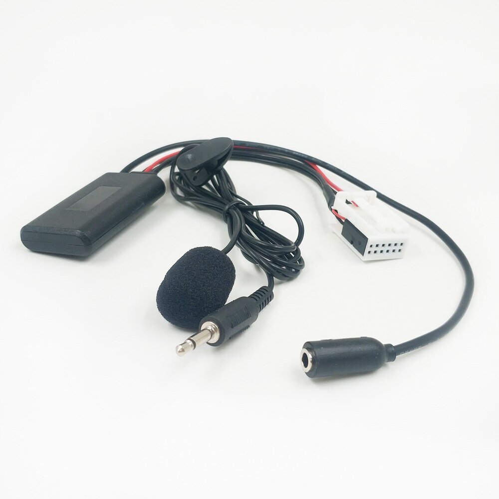 Biurlink bilradio  rd4 bluetooth aux in audio adapter sele kabel mikrofon håndfri kit til peugeot 307 308 citroen  c2 c5: Kun mikrofon