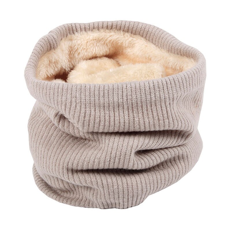 Écharpe d'hiver pour femmes, écharpe arrondie tricotée, écharpe, plus épaisse, pour cou, foulard cercle, écharpe d'hiver: Style 3 beige