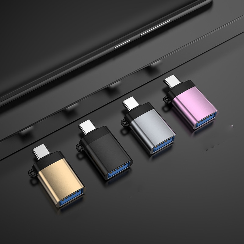 Usb Type C Otg Adapter Usb C Naar Usb 3.0 Otg Type-C Converter Voor Macbook Samsung S10 S9 huawei Mate 20 P20 USB-C Connector