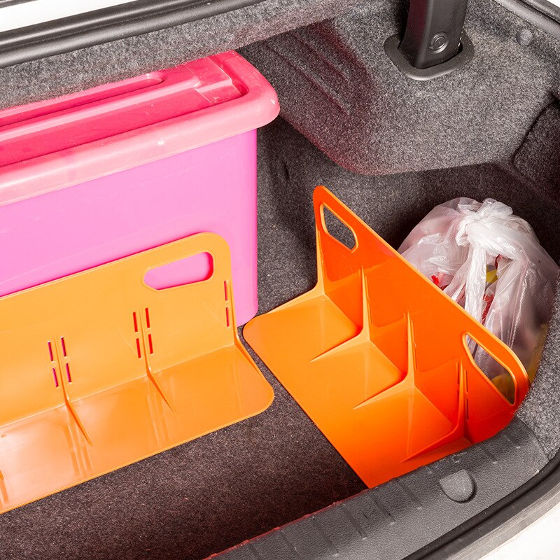Bil anti shake stativ holder bagageboks stativ rystesikker organisator hegn opbevaringsenheder holder l form