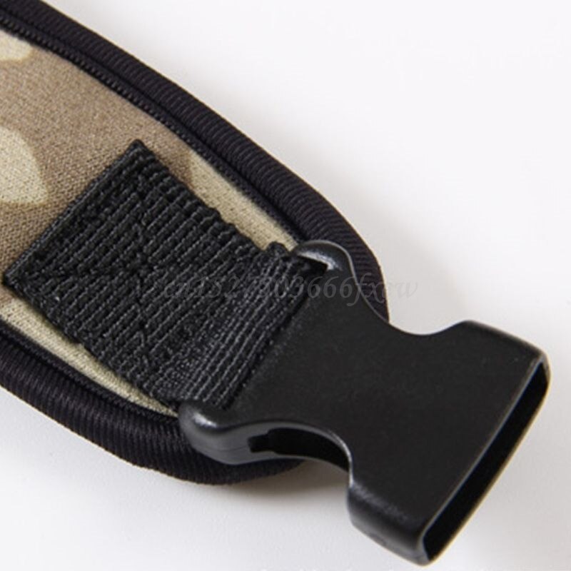 Ootdty scuba diving neopren kniv wrap camouflage sheath strop benholder 2 lommer
