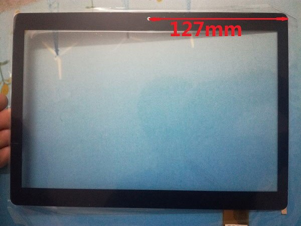 Biały lub czarny 10 cal nowy ekran dotykowy dla banque de france Tablet CH-1096A1 FPC276 V02 digitizer panel dotykowy wymiana czujnika szklanego: black hole in aside