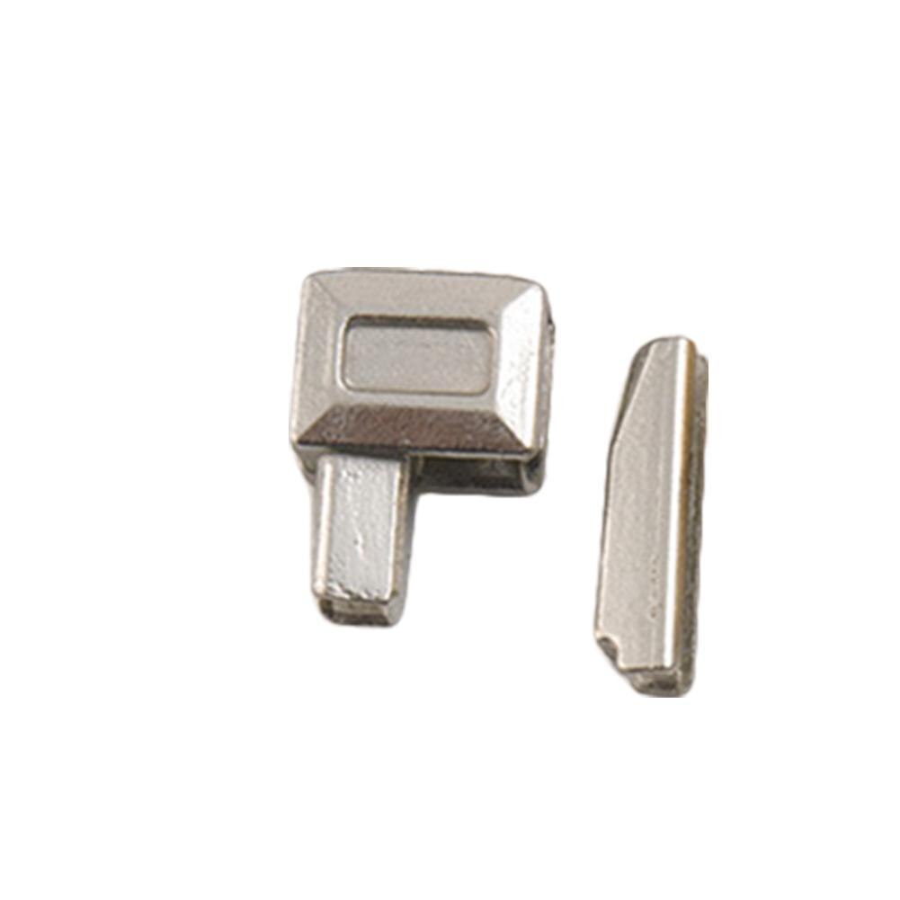10 Set Metal Zipper Head Sliders Retainer Insertion Pin Zipper Top Stop Accessories Plug Zipper Repair Kit For Coat Home DIY