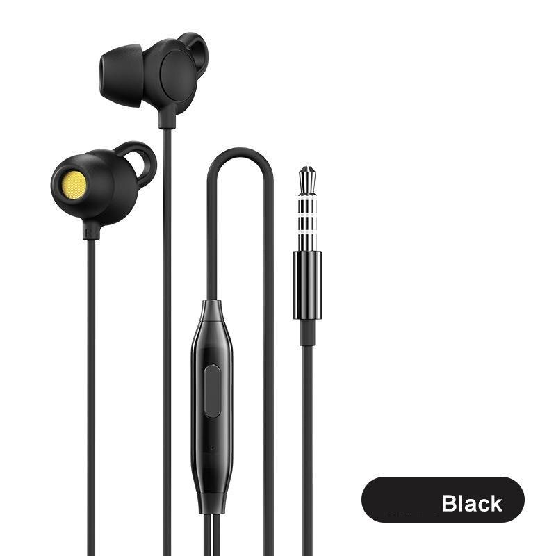 Auricular para dormir sin dolor con cable, cómodo para dormir debajo de la almohada, auriculares de conversión con micrófono, Bluetooth, novedad de