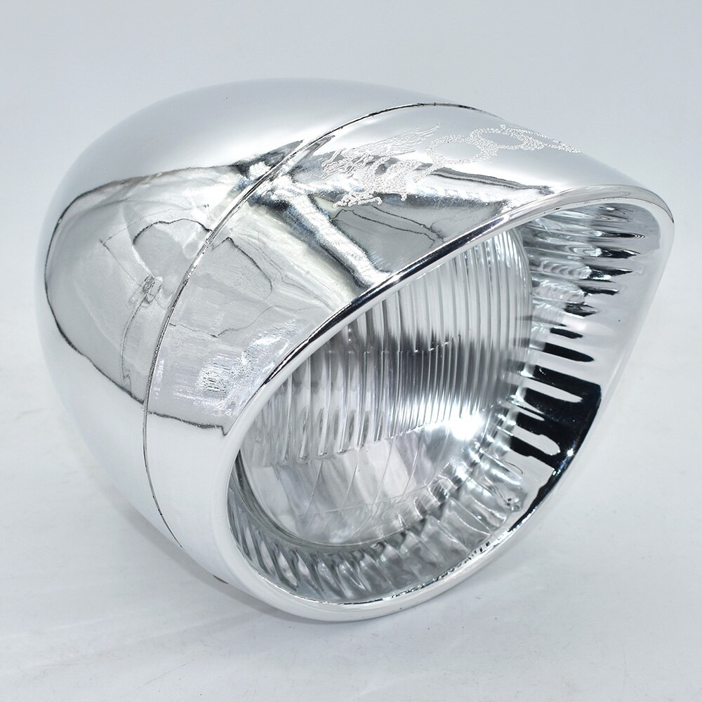 35W Motorcycle Custom Low High Beam Headlight For Harley Dyna Road King Softail CBR600RR YZF-R1 R6 V Star ZX Ninja C90: Default Title