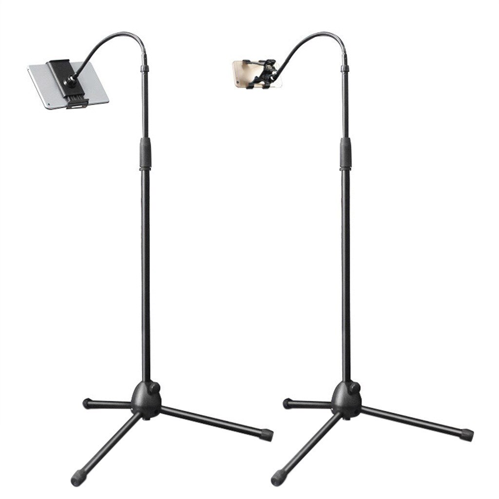Justerbart stativ golvställ flexibel surfplatta hållare fäste telefon rack monteringsstöd för surfplattor för ipad telefon hållare  #lr3