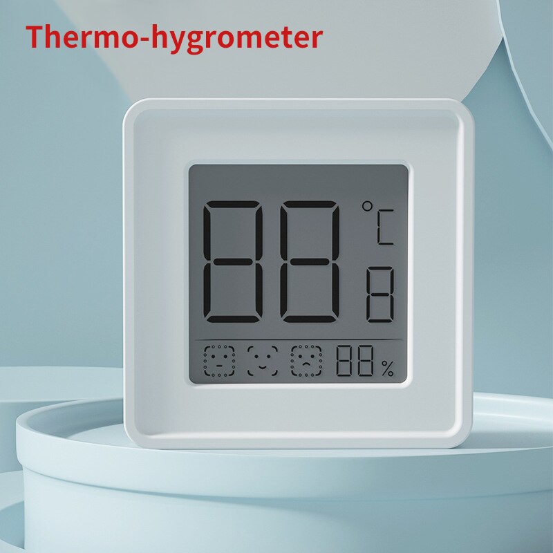 LCD Digital Temperature Humidity Meter Dry Wall-mounted Thermometer Hygrometer Room Weather Station Baby Room Weather Station