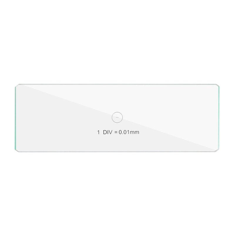 0.01 mm Microscope Glass Ruler Calibration Ruler Measuring Ruler Micro Ruler DIV=0.01mm Microscope Measurement