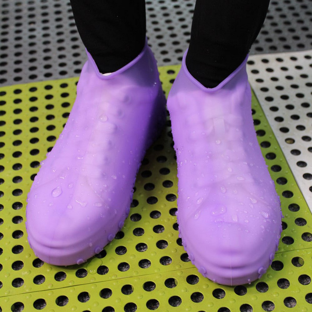 Regen Stiefel Abdeckung Wasserdichte Schuhe Abdeckung Silikon Regendicht Mehrweg Abdeckungen Gummi Slip-beständig Regen Boot Überschuhe Männer Frauen