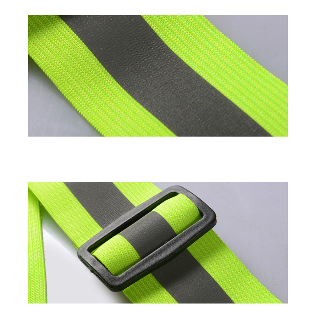 2PCS Elastic Adjustable Multi-function Security High Safety Vest for Outdoor Activity