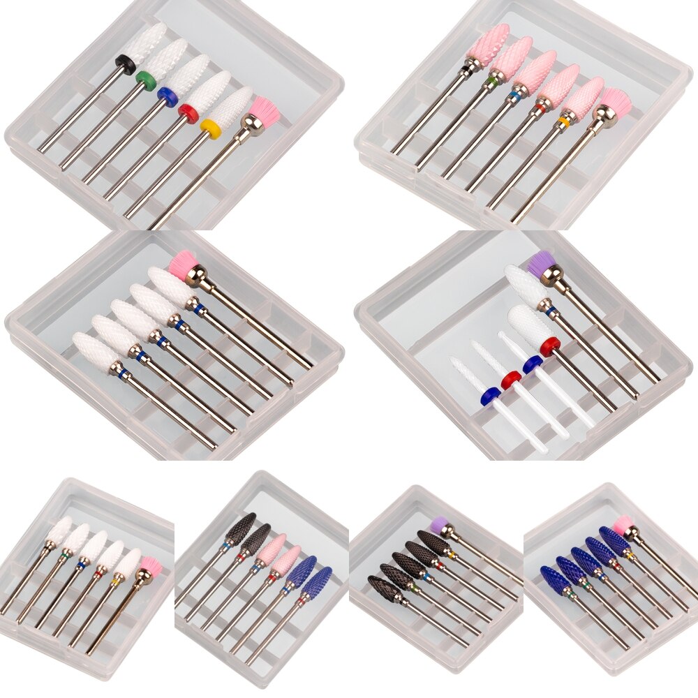 Frees Voor Manicure Set Van Keramische Frees Keramische Nail Sander Bits Machine Manicure Accessoires Cuticle Cutter