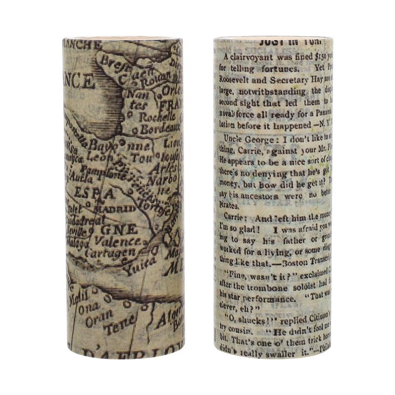 2 rollos de cinta Vintage antigua, cinta decorativa ancha clásica para álbum de recortes, libro de recortes y pegatinas de papel: b