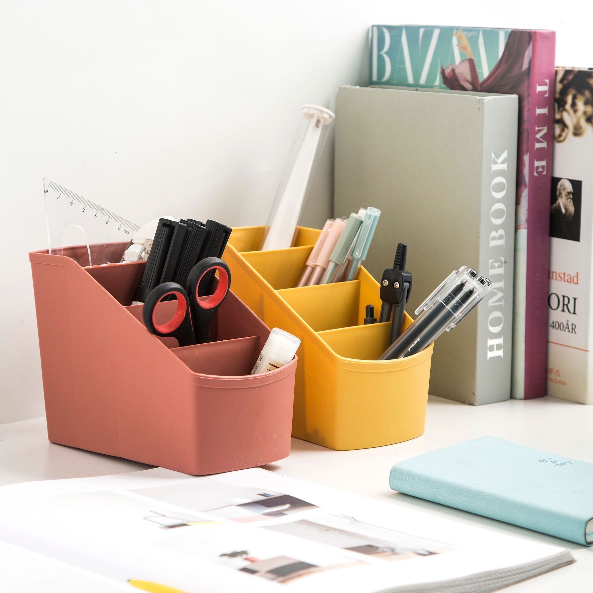 Plast makeup organizer opbevaringsboks kosmetik opbevaring container desktop diverse makeup box til badeværelse