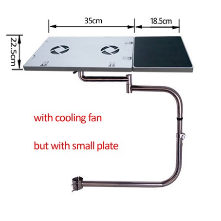 D-mount OK030 OK031-Soporte de teclado cuadrado multifuncional de movimiento completo, soporte de escritorio para ordenador portátil, alfombrilla de ratón de acero inoxidable de 20kg: OK031W