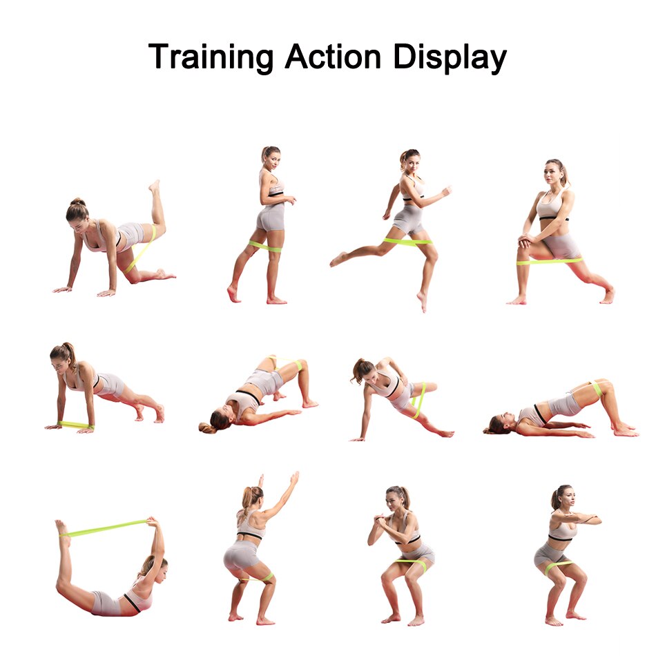 DYJY gimnasio bandas elásticas de resistencia de TPE para Yoga elástico sacar ayudar zapatos bandas Crossfit ejercicio entrenamiento equipo