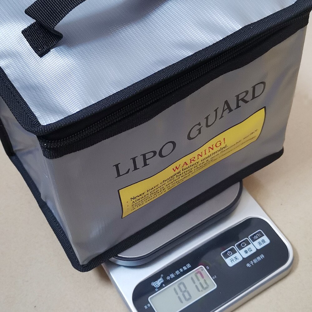 thumbnail image 2 of Fireproof Explosionproof Lipo Safe Pouch Lipo Battery Fireproof Bag - Explosion Proof Safe Pouch For Charging & Storage (21.5x14.5x17cm) Charging Case 2 of 10
