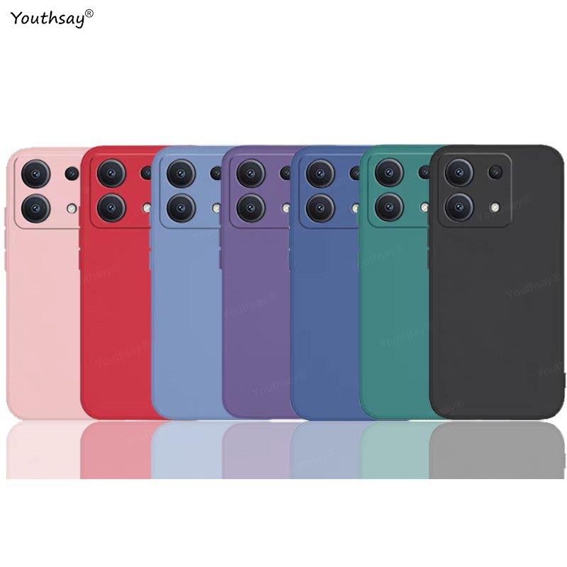 For Xiaomi Redmi Note 14S Liquid Silicone Case Redmi Note 14S Cover Funda Coque Soft TPU Phone Bumper Redmi Note 14S
