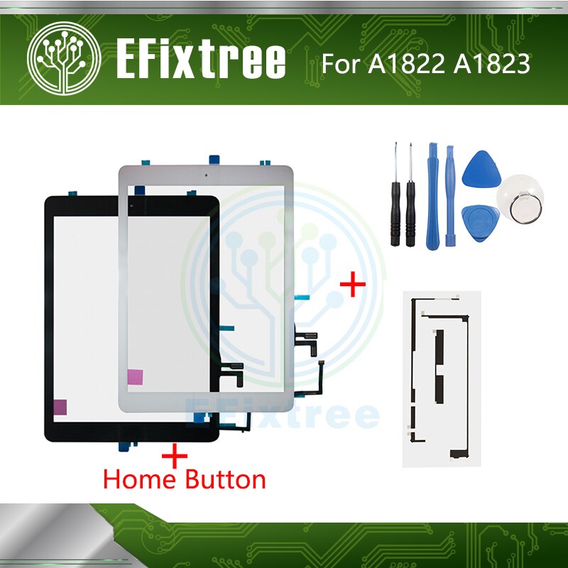 A1822 A1823 Touch Panel Scherm Voor Ipad 5th Generatie 5 Touch Screen Digitizer Top Outer Panel Front G