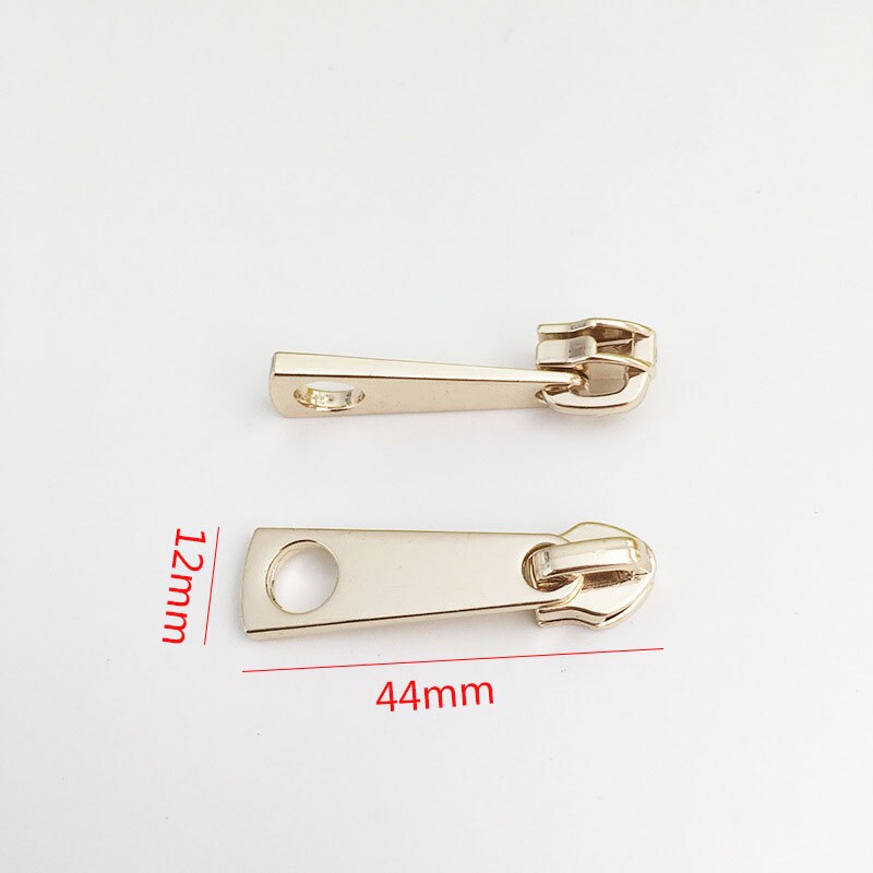 5 pièces 5 # fermeture métallique pour fermetures à glissière en Nylon sac vêtements Zipps tête tire Zip Kits de réparation bricolage accessoires de couture: No4